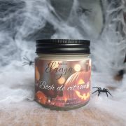 DETAIL BOUGIE PARFUMEE CITROUILLE HALOOWEEN 2024