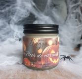 DETAIL BOUGIE PARFUMEE CITROUILLE HALOOWEEN 2024