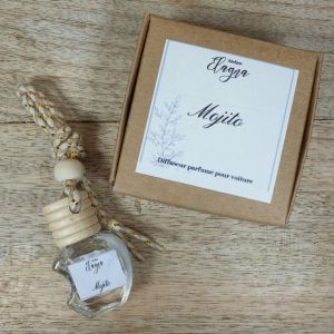 Diffuseur voiture et boite parfum MOJITO